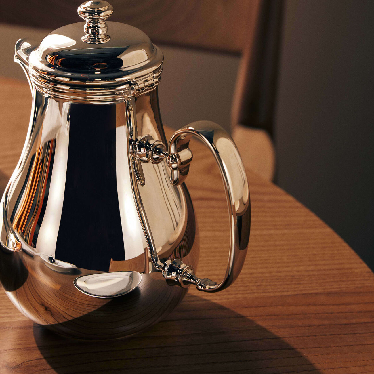 christofle albi coffee pot silver plated