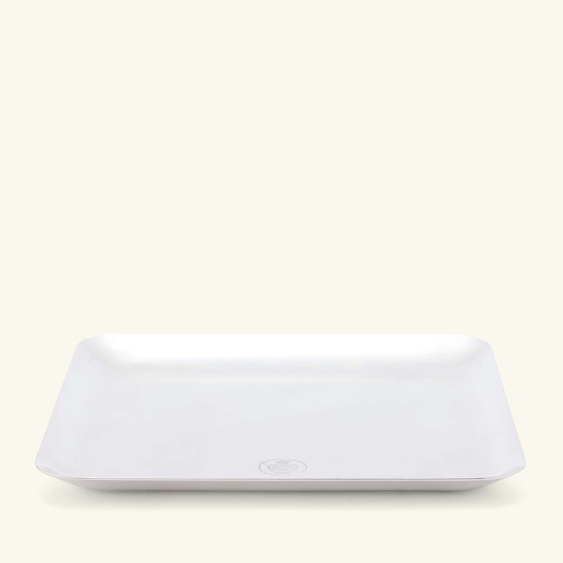 christofle silver time serving tray square silver plated