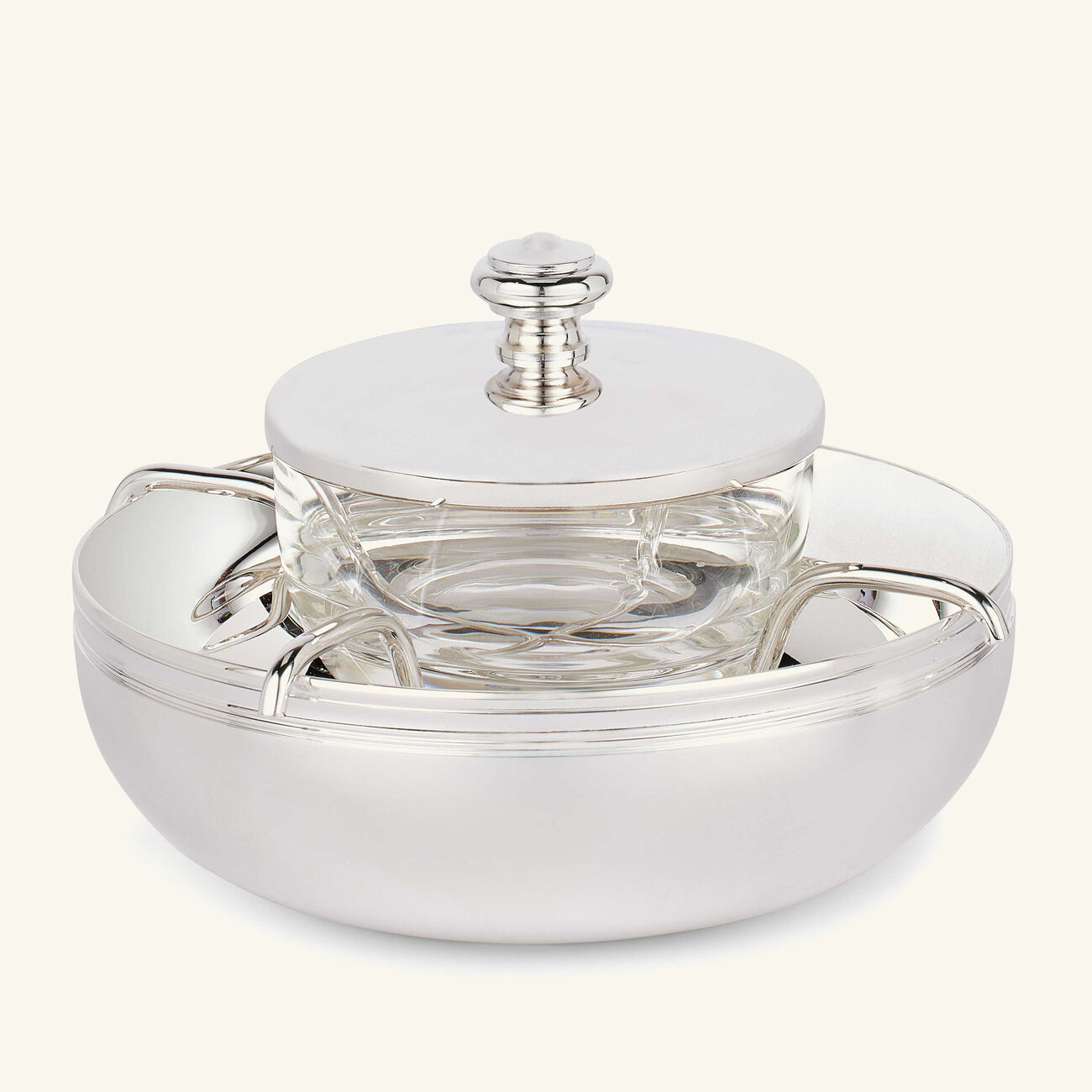 christofle albi caviar serving bowl silver plated
