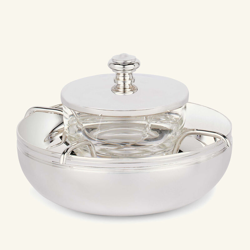 christofle albi caviar serving bowl silver plated
