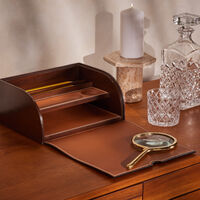 رالف لورين هوم صندوق برينان لمستزلمات الكتابة بنية