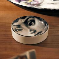 fornasetti tema e variazioni ashtray round grey
