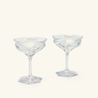 baccarat harcourt talleyrand encore cocktail glasses clear set of 2