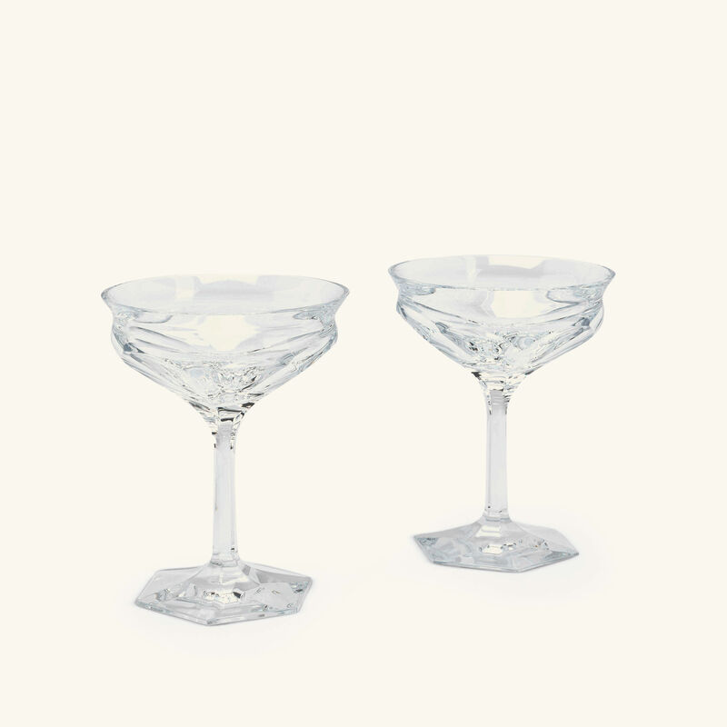 baccarat harcourt talleyrand encore cocktail glasses clear set of 2