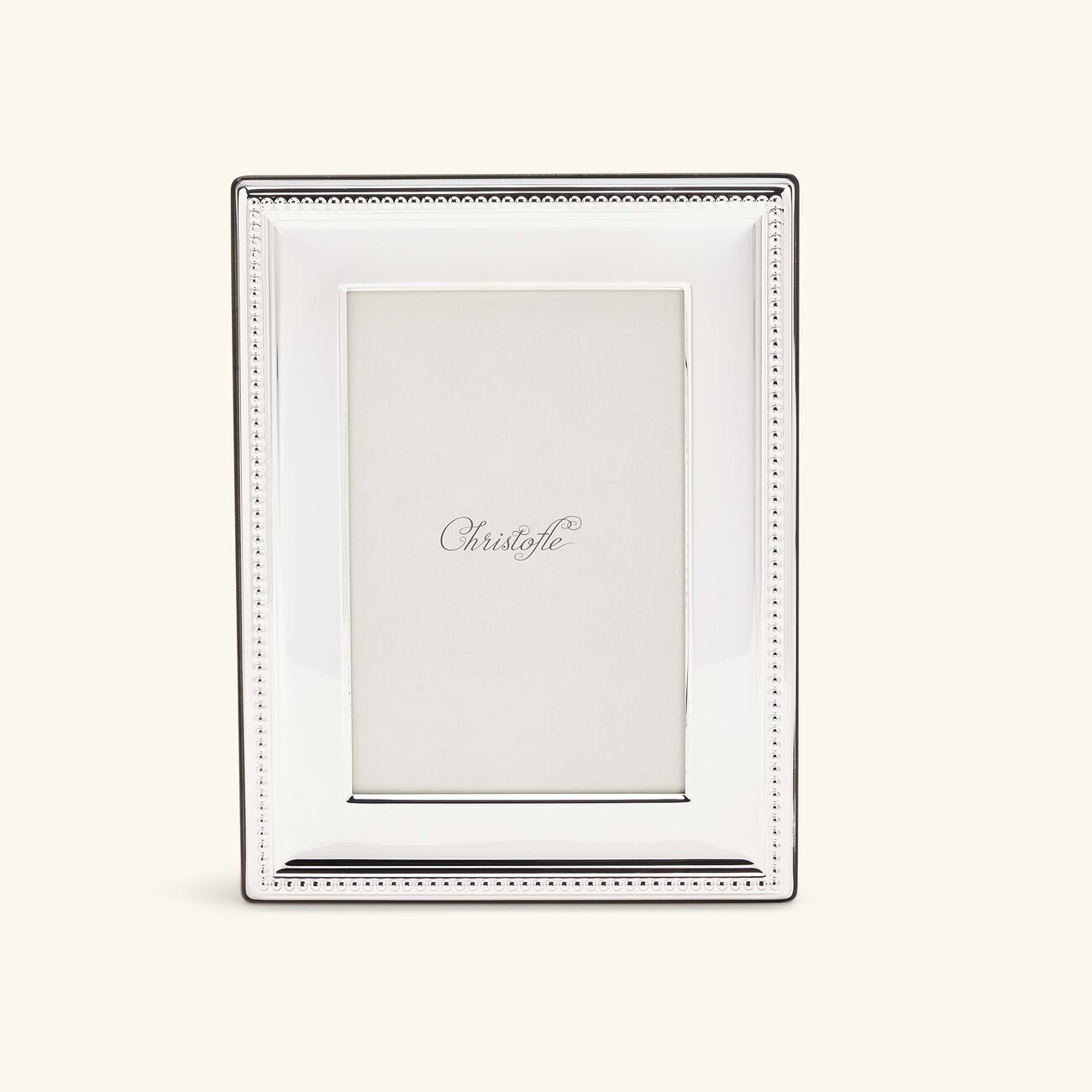 christofle perles picture frame silver 10x15cm