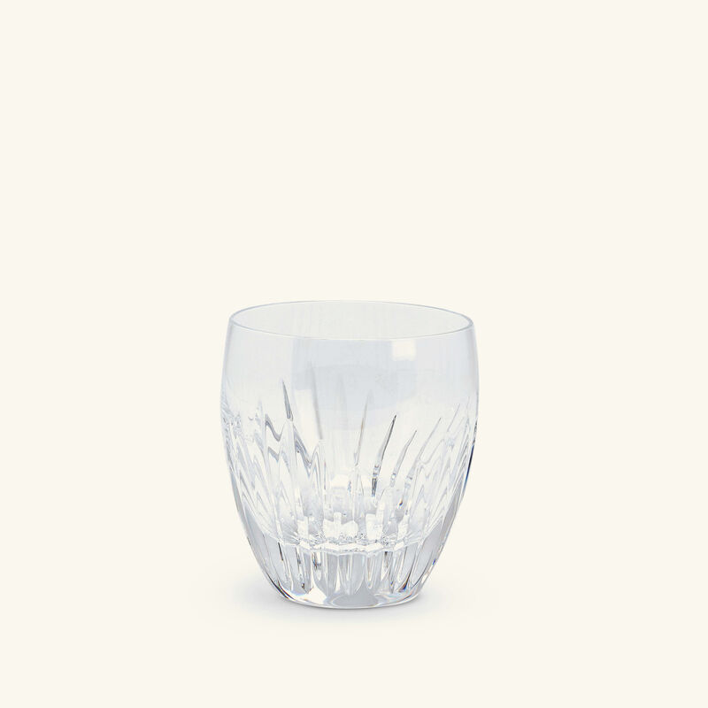 baccarat massena drinking glass medium clear set of 2