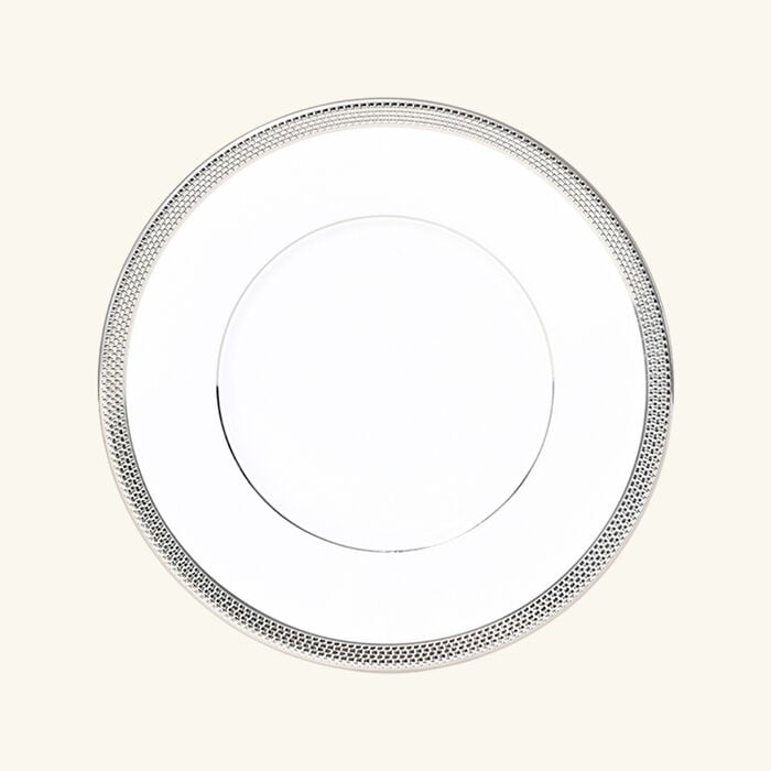 Maille Platine Bread Plate White 16cm bernardaud maille platine bread plate white 16cm
