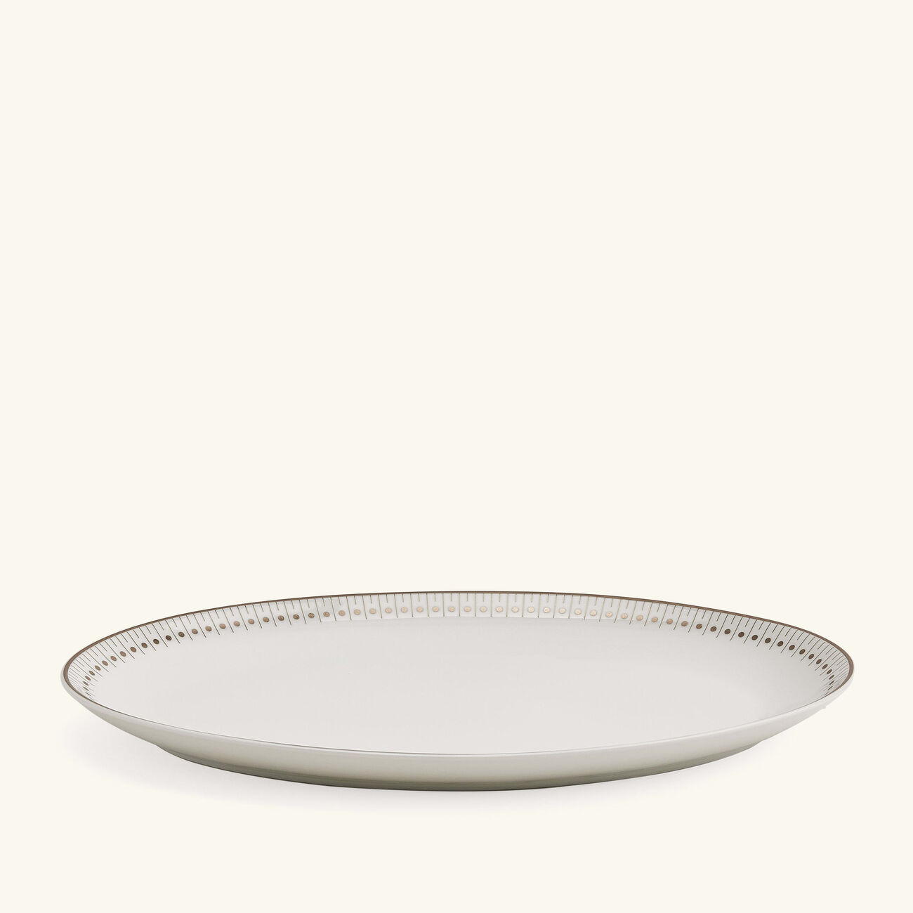 كريستوفل طبق مالميزون إمبيريال بيضاوي الشكل أبيض 28 سم