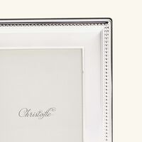 christofle perles picture frame silver 10x15cm
