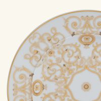 versace medusa gala dinner plate round white 18cm