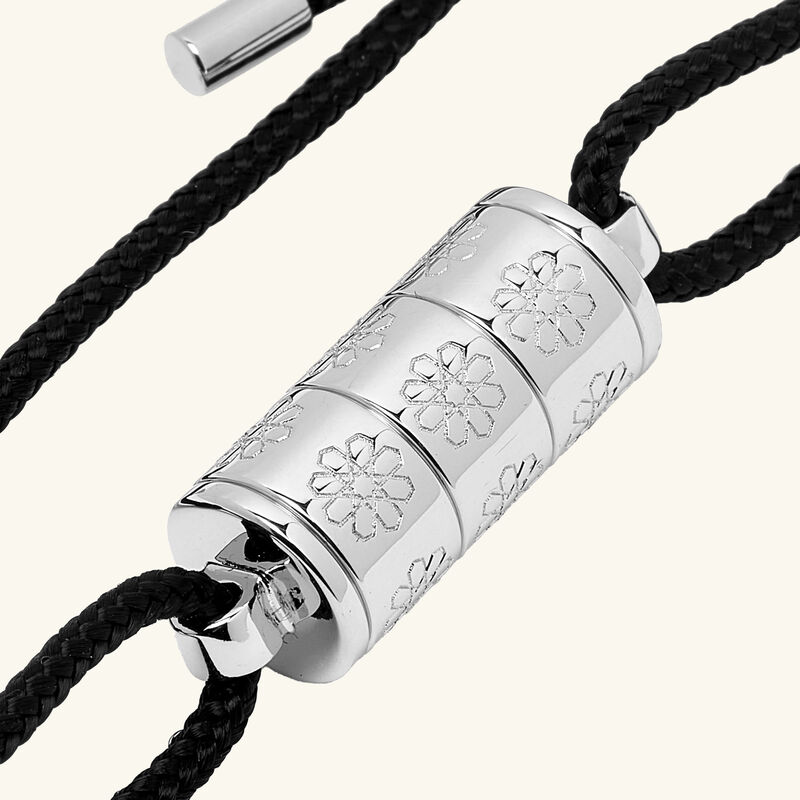 st dupont mozaic grave bracelet silver