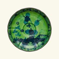 ginori 1735 antico doccia tea saucer green
