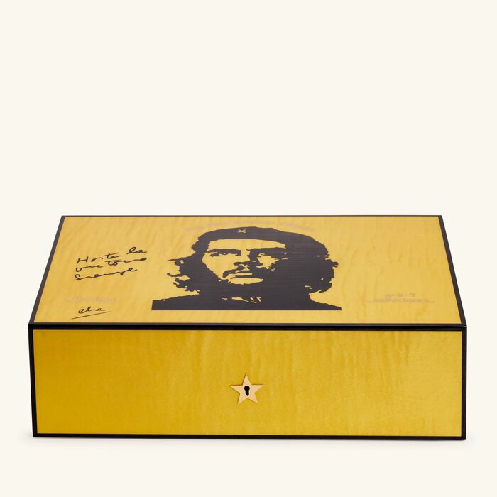 elie bleu che cigar humidor yellow
