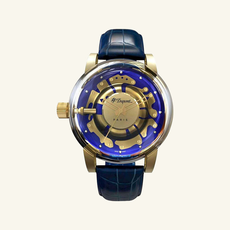 Be Chic Hyper Dome Watch Blue st dupont be chic hyper dome watch blue