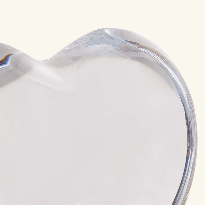 باكارا منحوتة كور آمور صغيرة شفافة