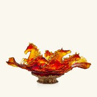 دوم قطعة ديكور مركزية كافالكيد برتقالية محدودة الإصدار