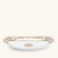 Aux Rois Serving Platter Oval Gold bernardaud aux rois serving platter oval gold