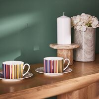 missoni home jenkins tea cup   saucer set of 6