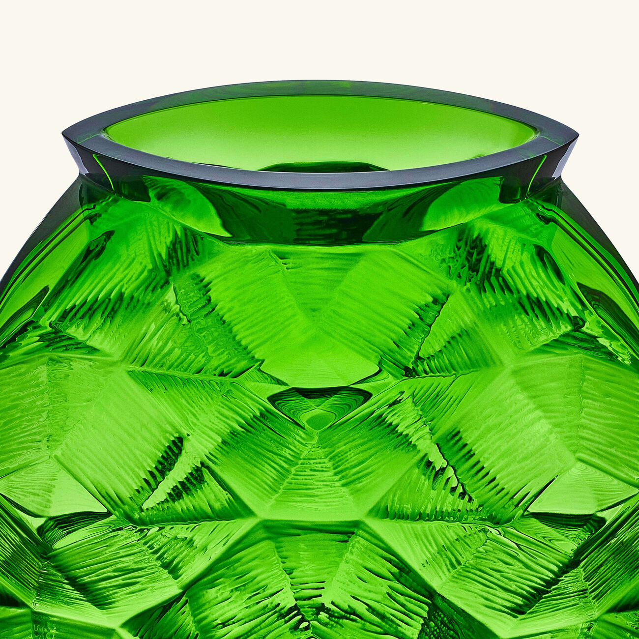 Tortue Vase Medium Green lalique tortue vase medium green
