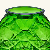 Tortue Vase Medium Green lalique tortue vase medium green