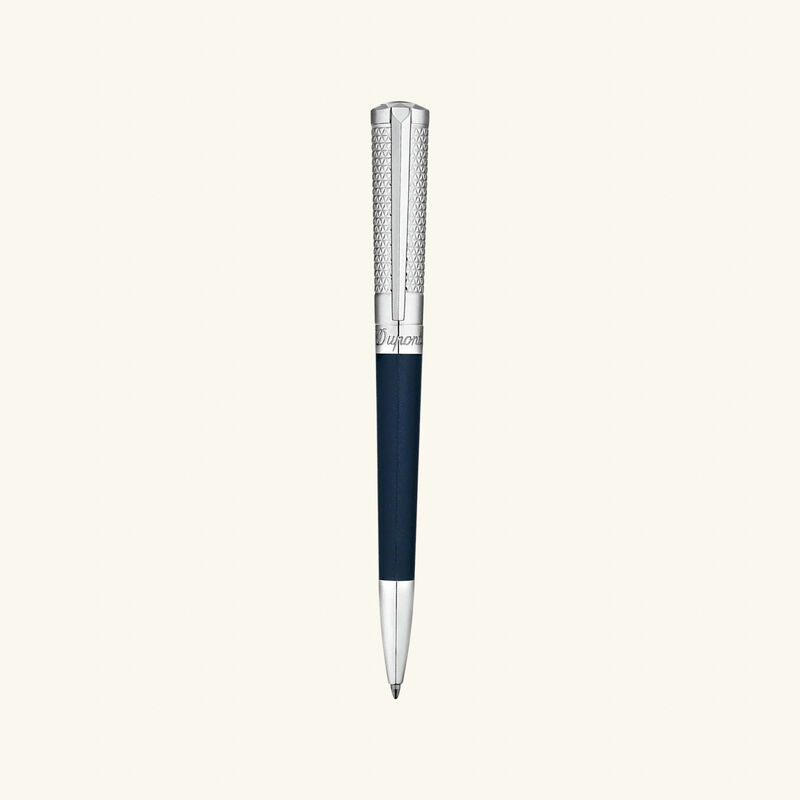 قلم الحبر الجاف (بولبوينت) ليبرتي مطلي باللون الأزرق s t dupont paris is renowned for luxury lighters collectible pens perfumes and premium accessories founded in 1872 s t dupont blends innovation with timeless elegance featuring the iconic diamond head pattern and exceptional french craftsmanship in every handcrafted piece قلم الحبر الجاف بولبوينت ليبرتي مطلي باللون الأزرق