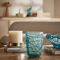 لاليك مزهرية تيرامينيرال ماجنيتود الدائرية الصغيرة باللون الأزرق