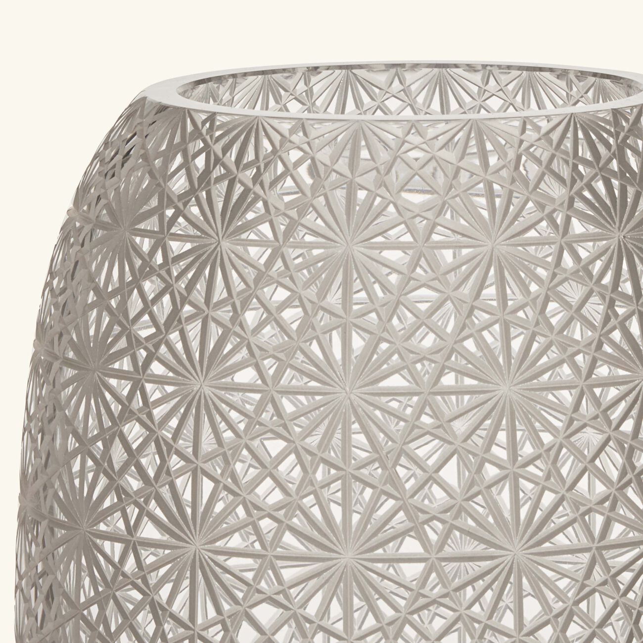 ruckl odette vase round small clear