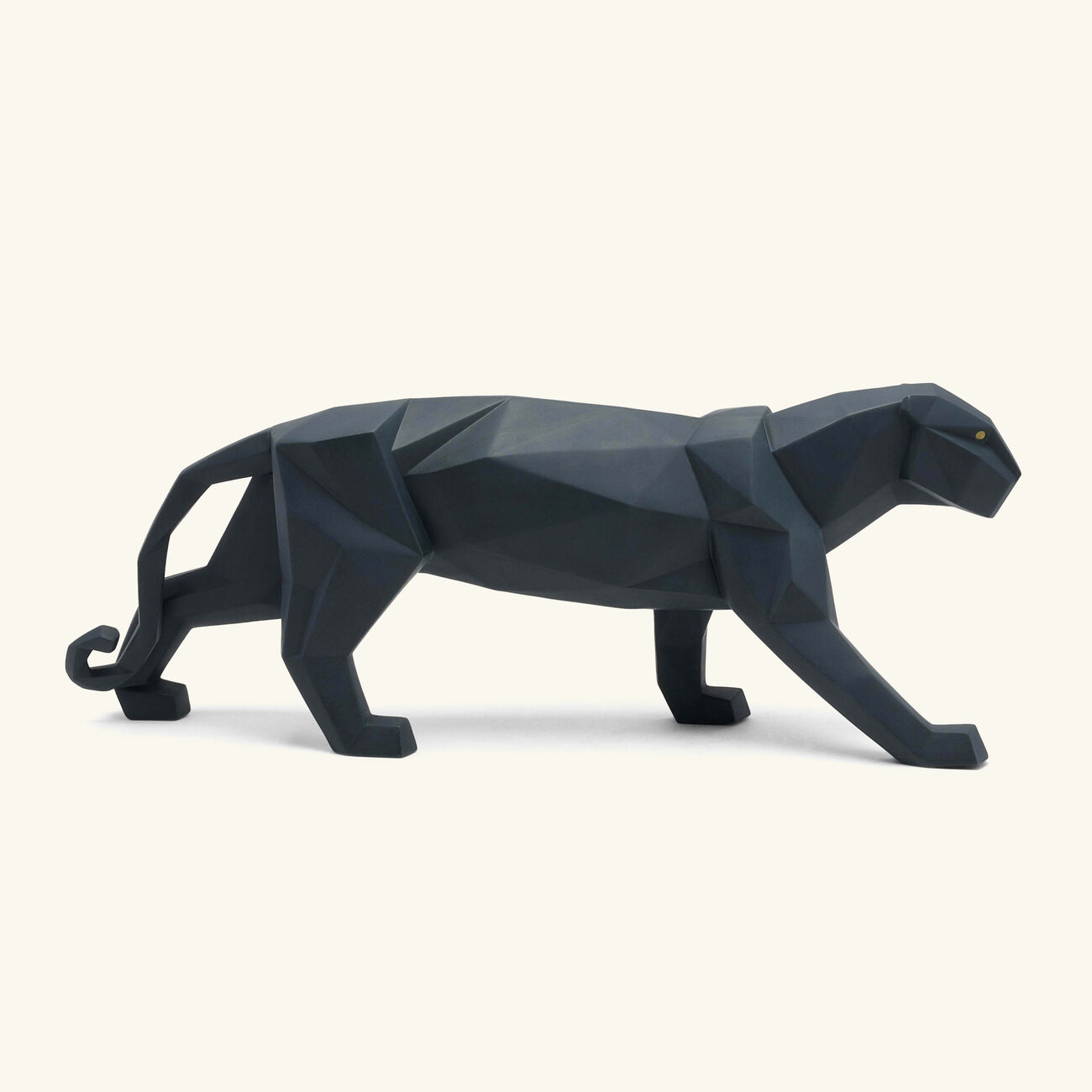 Panther Sculpture Small Black lladro panther sculpture small black