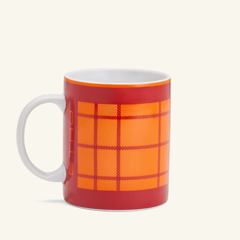 Tartan Mug Red etro tartan mug red