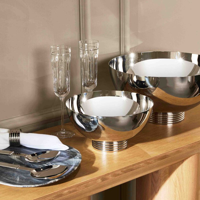 ralph lauren home thorpe serving bowl stainless steel