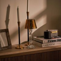 باكارا حامل الشموع آور فاير باللون الذهبي