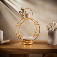 villari pastry   coffee cup holder gold