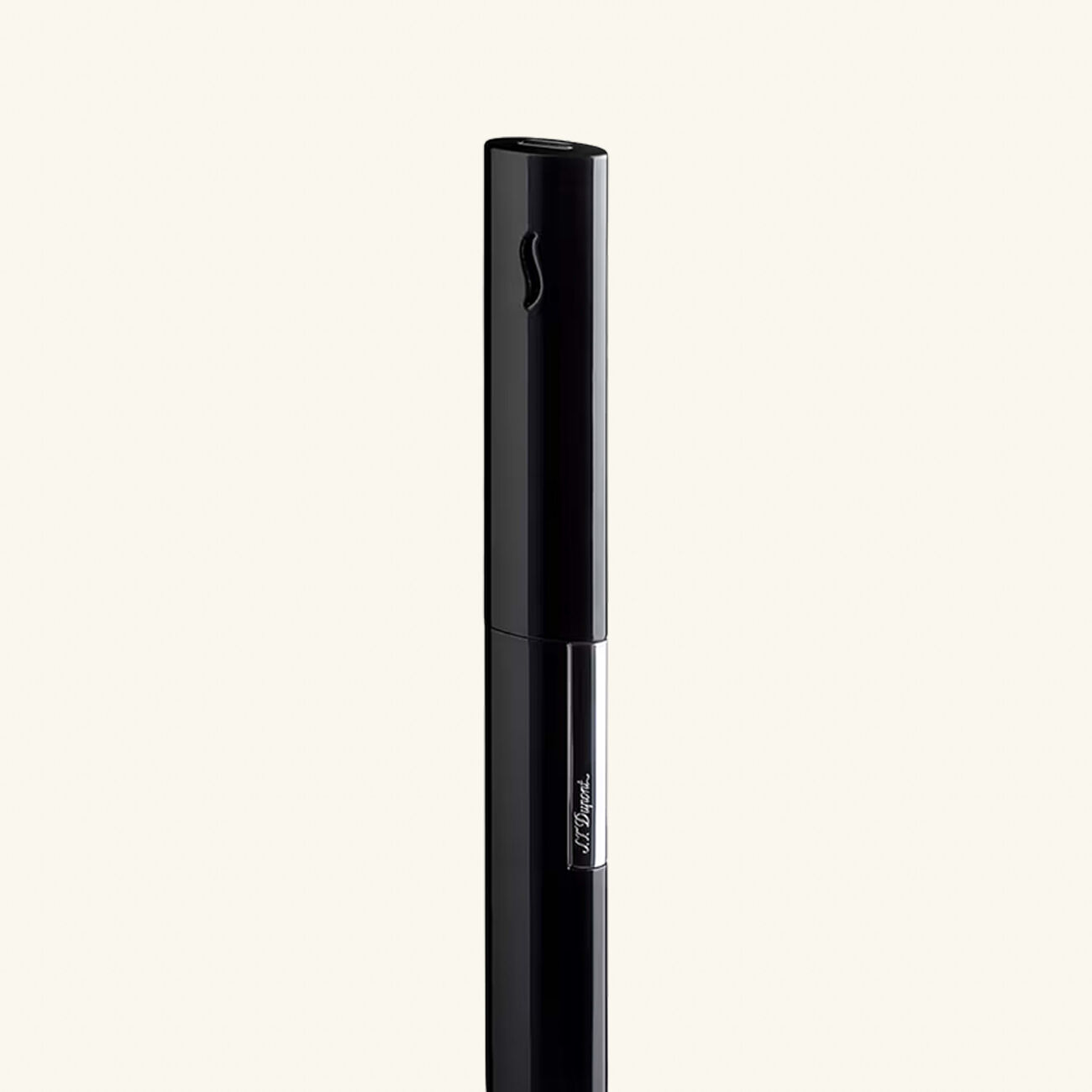 اس تي دوبون the wand black candle lighter