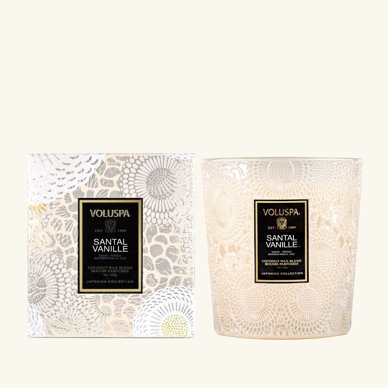 Santal Vanille Candle voluspa santal vanille candle