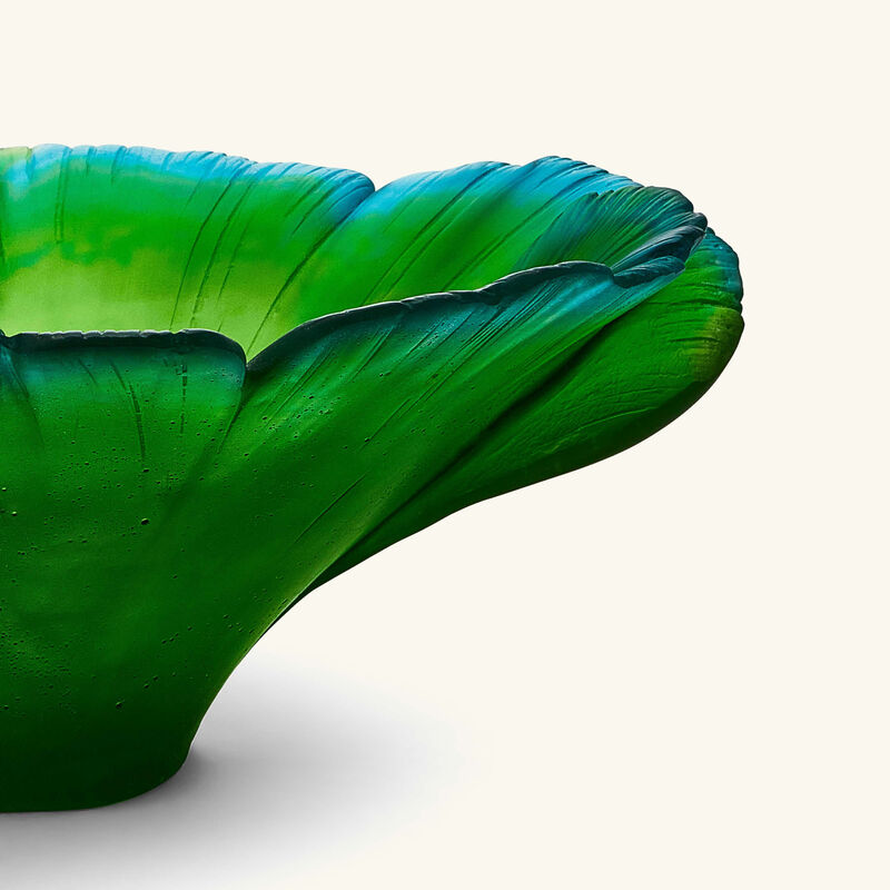 قطعة ديكور مركزية جينكو خضراء دوم قطعة ديكور مركزية جينكو خضراء