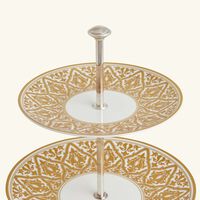 bernardaud venise cake stand 3 tier gold