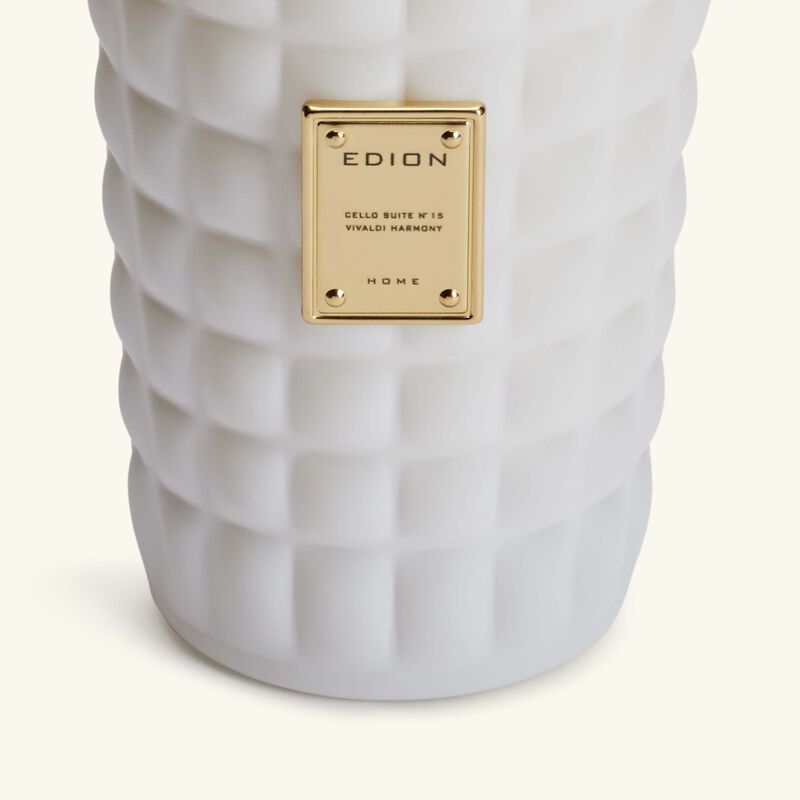 edion cello suite no 15 vivaldi harmony bianca scented candle 500g