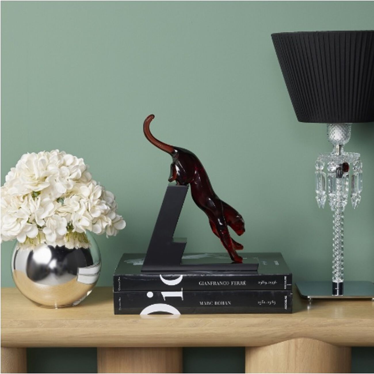 Sophisticated Console Decoration Set sophisticated console decoration set