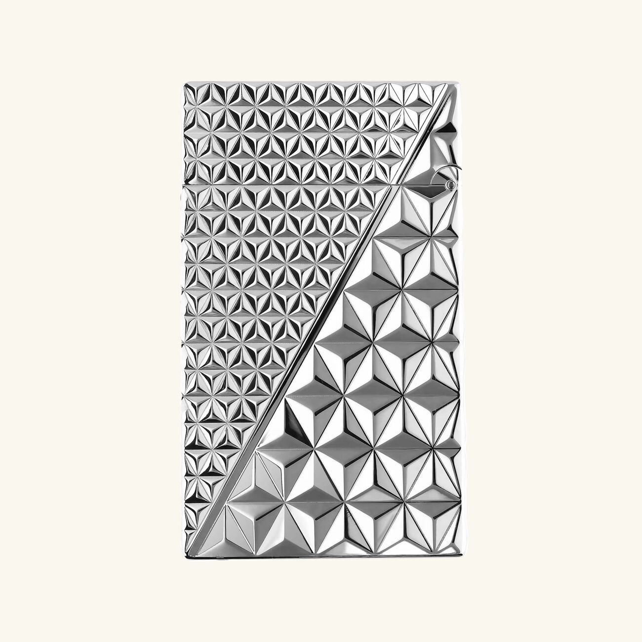 اس تي دوبون ولّاعة لين 2 دبل فاير إكس باللون الفضي