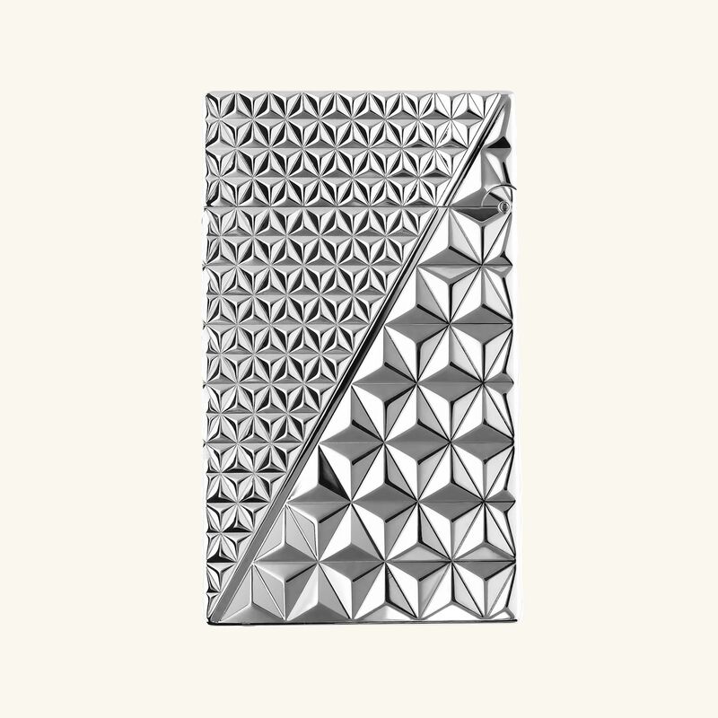 اس تي دوبون ولّاعة لين 2 دبل فاير إكس باللون الفضي