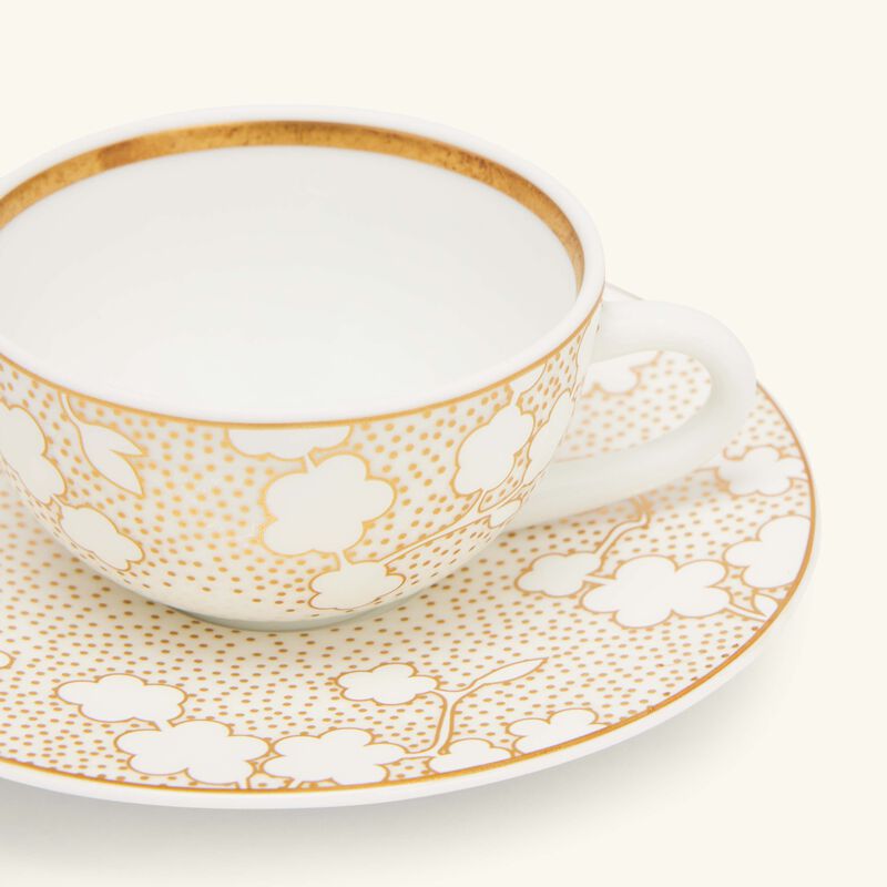 Reves Coffee Cup & Saucer Gold bernardaud reves coffee cup saucer gold