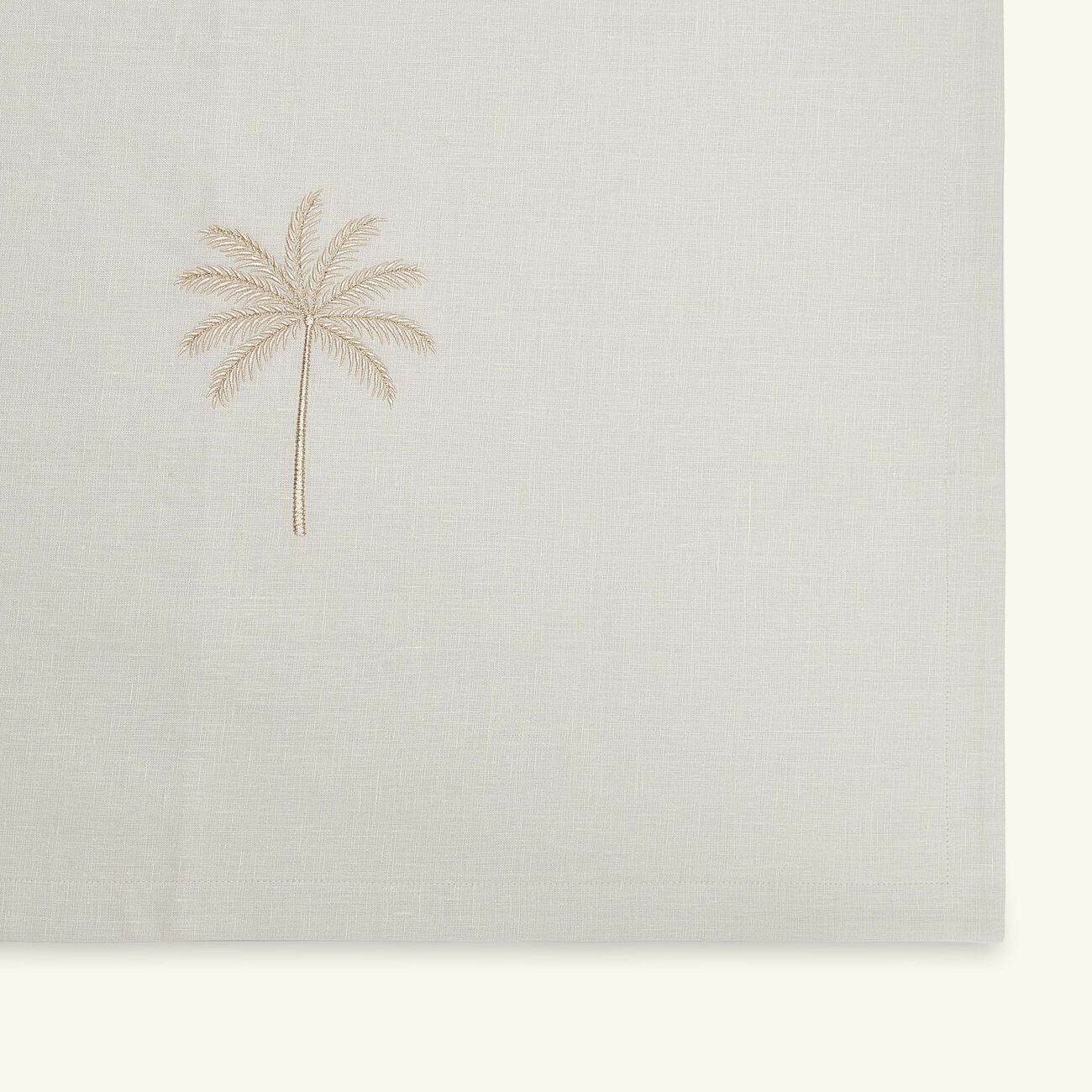 catherine denoual palm tree runner beige