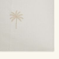 catherine denoual palm tree runner beige
