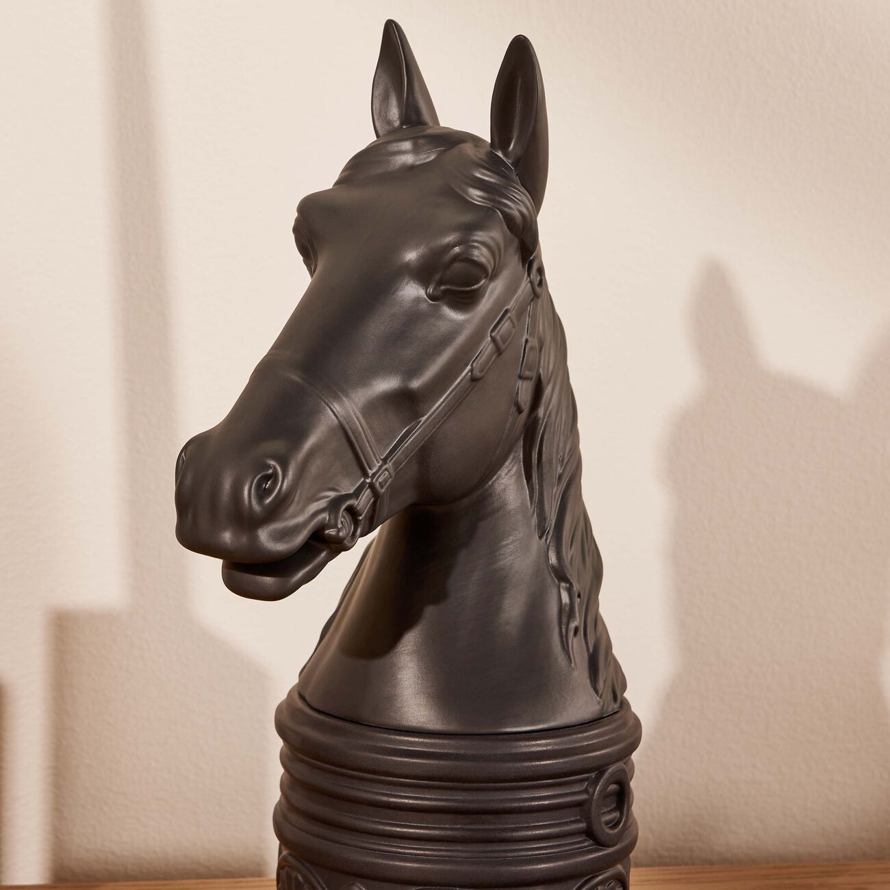 Horse Bookend Black l objet horse bookend black