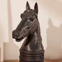 Horse Bookend Black l objet horse bookend black