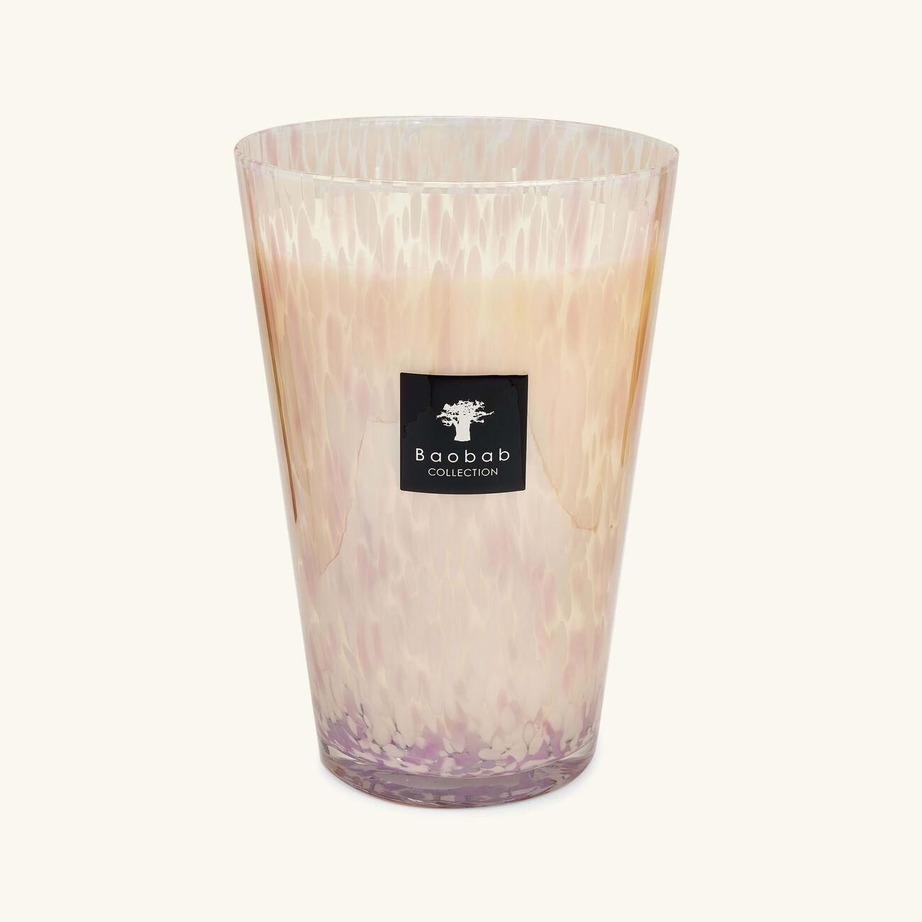baobab collection pearls white candle maxi max