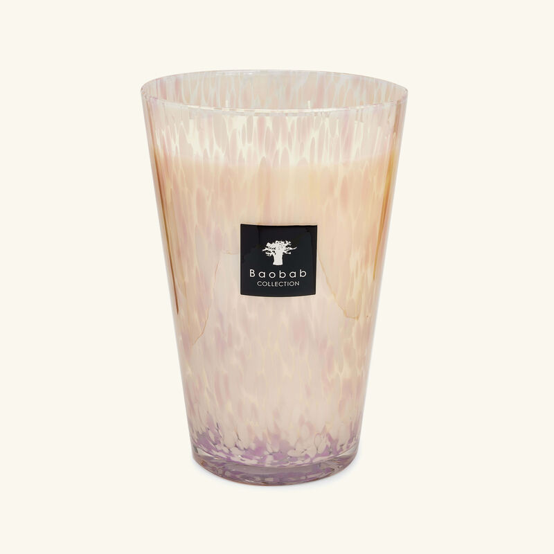 baobab collection pearls white candle maxi max