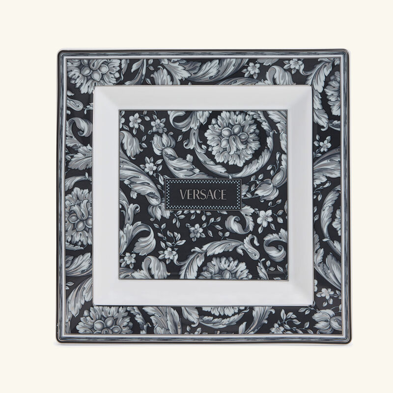 فيرساتشي صينية الحلى والمجوهرات باروكو مربعة متوسطة الحجم