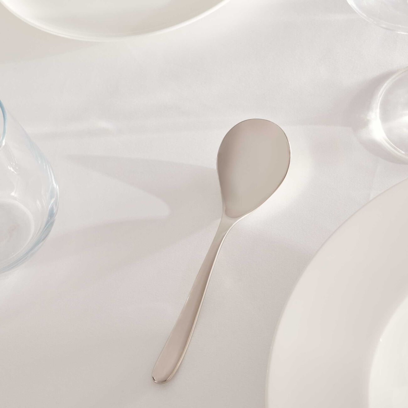 كريستوفل ملعقة الحساء لام دو كريم باللون الفضي