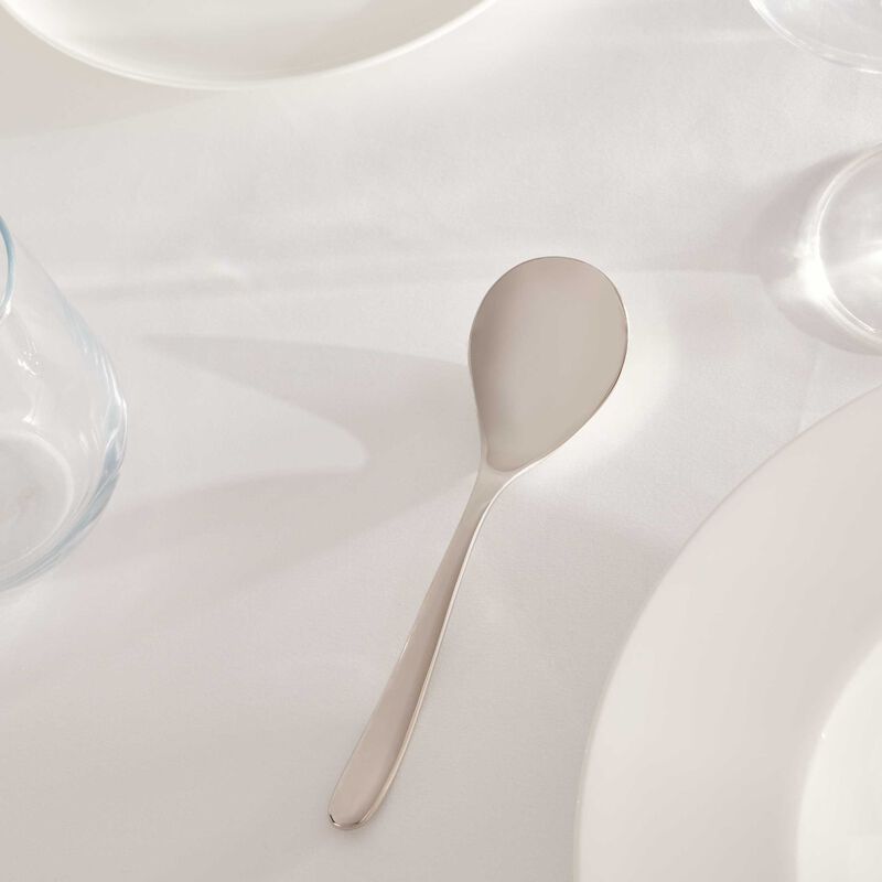 كريستوفل ملعقة الحساء لام دو كريم باللون الفضي